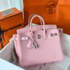 Birkin-047 バーキン 25 スイフト Silver 3Q/ Rose Sakura ローズサクラ シルバー金具