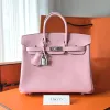 Birkin-047 バーキン 25 スイフト Silver 3Q/ Rose Sakura ローズサクラ シルバー金具