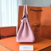 Birkin-047 バーキン 25 スイフト Silver 3Q/ Rose Sakura ローズサクラ シルバー金具