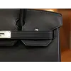 バーキン 30 スイフトSwift ブラック シルバー金具