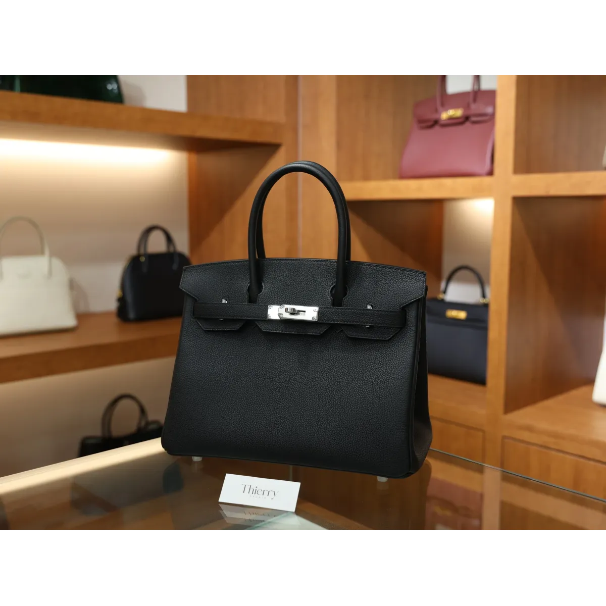 バーキン 30 トゴ Togoブラック シルバー金具
