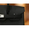 バーキン 30 トゴ Togoブラック シルバー金具