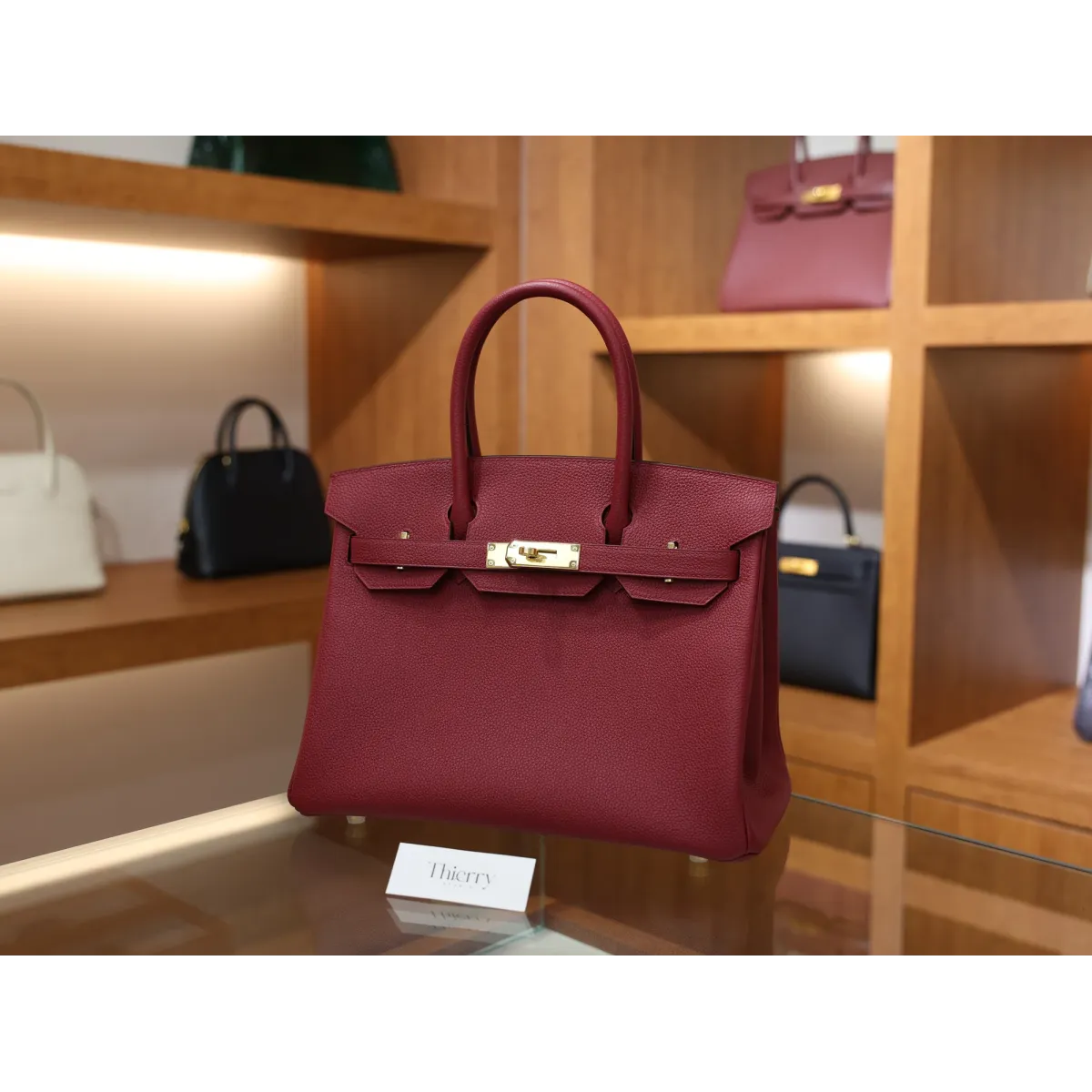 バーキン 30 トゴ K1/Rouge Grenat  ルージュグレナ ゴールド金具