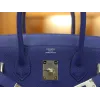 バーキン 30 トゴ 7T/Blue Electric ブルーエレクトリック シルバー金具