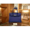 バーキン 30 トゴ 7T/Blue Electric ブルーエレクトリック シルバー金具