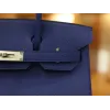 バーキン 30 トゴ 7T/Blue Electric ブルーエレクトリック シルバー金具
