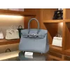 バーキン 30 トゴ J7/Blue Lin ブルーラン シルバー金具