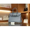 バーキン 30 トゴ J7/Blue Lin ブルーラン シルバー金具