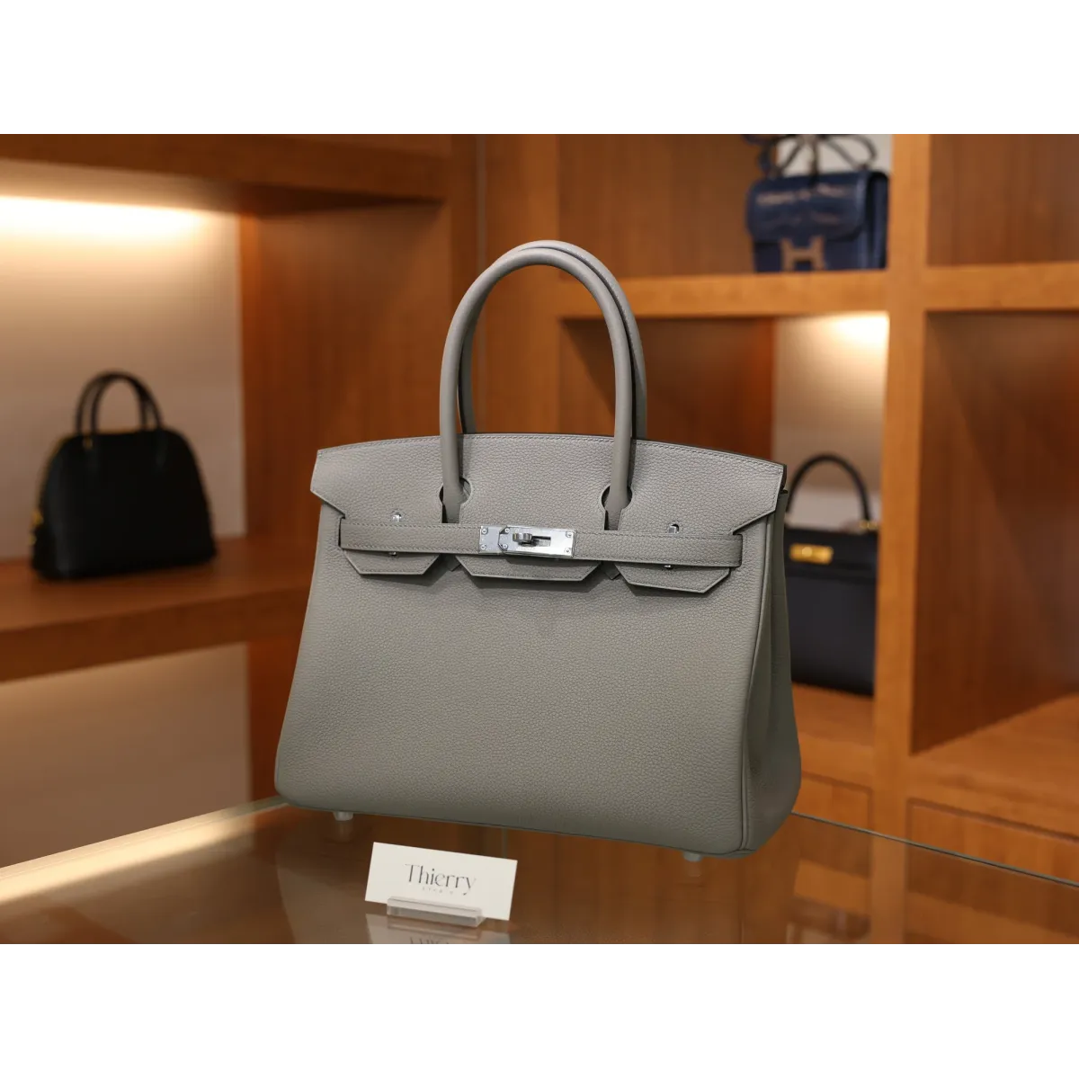 バーキン 30 トゴ M8 /Gris Asphalt  グリアスファルト シルバー金具