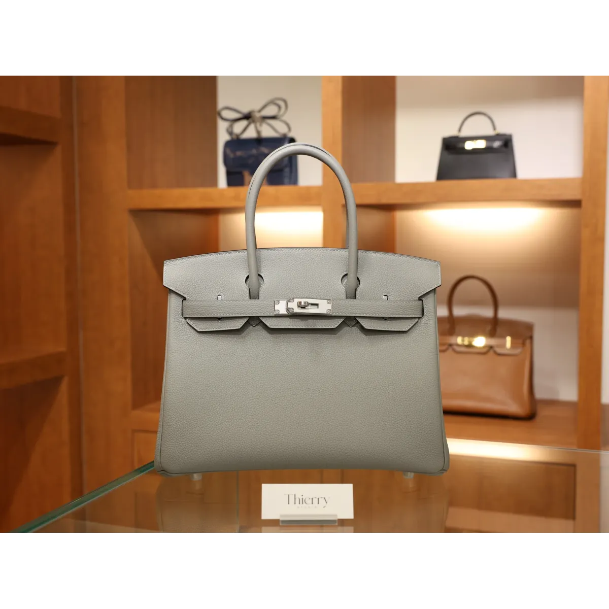 バーキン 30 トゴ 4Z/Gris Mouette グリムエット シルバー金具