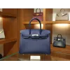 バーキン 30 ヴォーエプソン 73/ Blue Saphir  ブルーサフィール シルバー金具