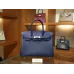 バーキン 30 ヴォーエプソン 73/ Blue Saphir  ブルーサフィール シルバー金具