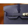 バーキン 30 ヴォーエプソン 73/ Blue Saphir  ブルーサフィール シルバー金具