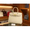 バーキン 30 ヴォーエプソン セリエ 10/Craie クレ ゴールド金具