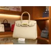 バーキン 30 ヴォーエプソン セリエ 10/Craie クレ ゴールド金具