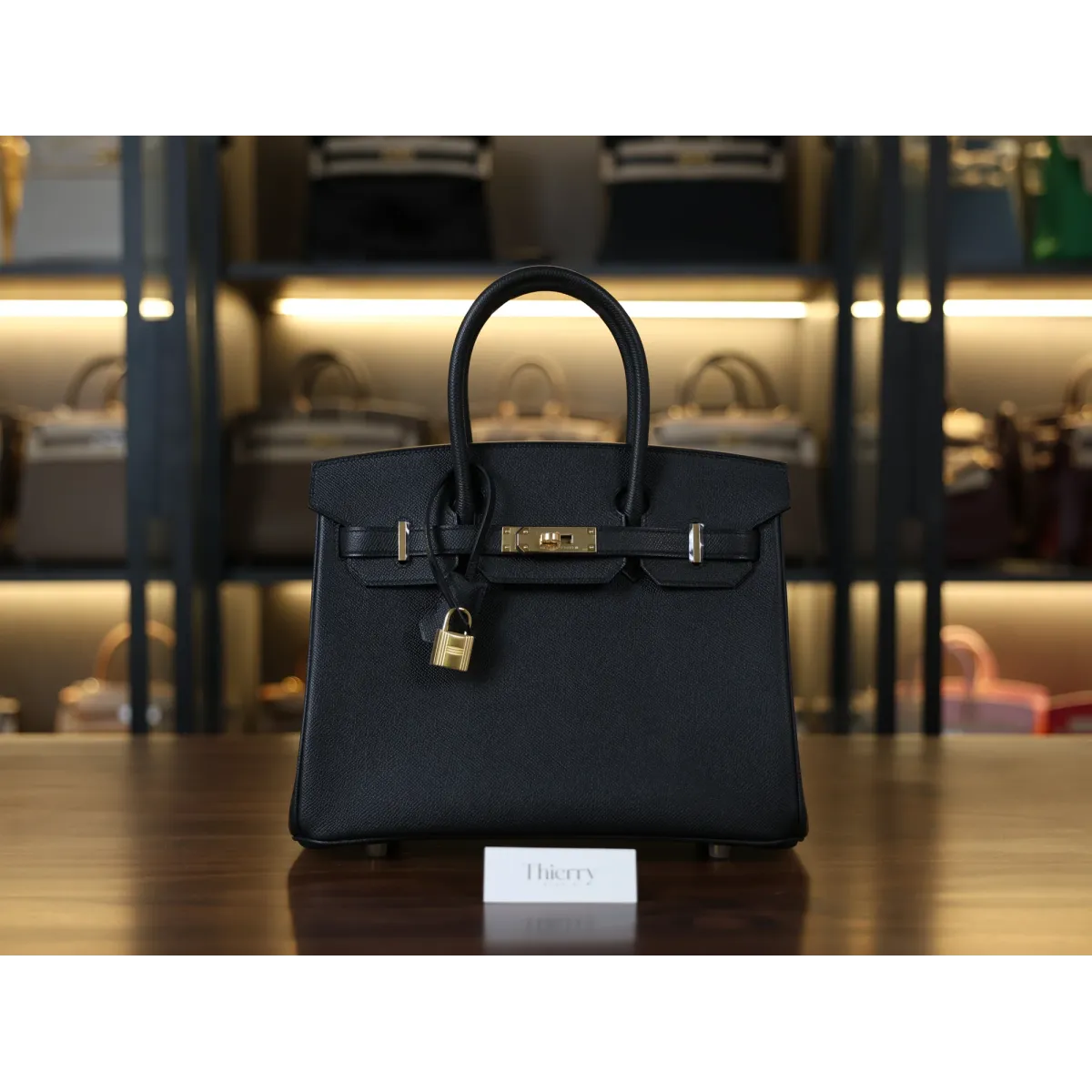 バーキン 30 ヴォーエプソン Epsom ブラック ゴールド金具
