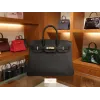 バーキン 35 トゴ Togoブラック ゴールド金具