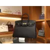 バーキン 35 トゴ Togoブラック ゴールド金具