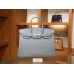 バーキン 35 トゴ J7/ Blue Lin ブルーランゴールド金具