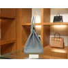 バーキン 35 トゴ J7/ Blue Lin ブルーランゴールド金具