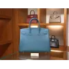 バーキン 35 トゴ 75/Blue Jean ブルージーン シルバー金具