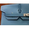 バーキン 35 トゴ 75/Blue Jean ブルージーン シルバー金具