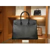 バーキン 35 オーストリッチ ブラック シルバー金具