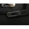 バーキン 35 オーストリッチ ブラック シルバー金具