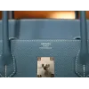 バーキン 40 トゴ 75/Blue Jean ブルージーン シルバー金具