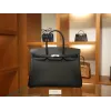 バーキン 40 スイフトSwift ブラック シルバー金具