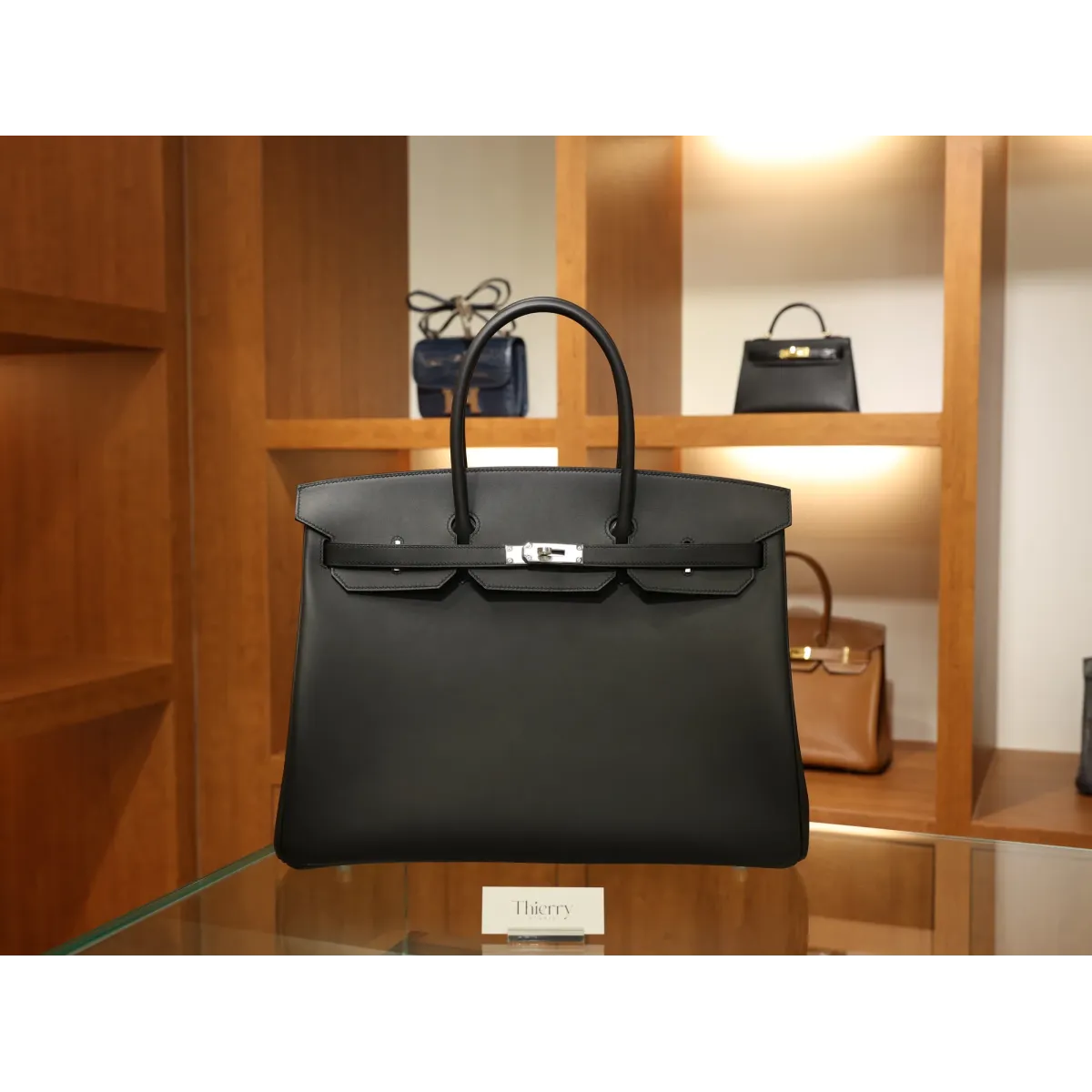 バーキン 40 スイフトSwift ブラック シルバー金具