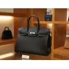 バーキン 40 スイフトSwift ブラック シルバー金具