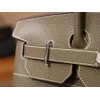 バーキン 40 ヴォーエプソン エトゥープ Etoupeシルバー金具