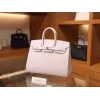 バーキン 25 ヴォーエプソン 09 Mauve Pale モーヴ・ペール シルバー金具
