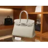 バーキン 30 トゴ 80/Pearl Grey パールグレー シルバー金具