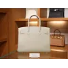 バーキン 30 トゴ 80/Pearl Grey パールグレー シルバー金具