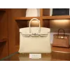 バーキン 25 クレマンス 10/Craie クレ シルバー金具