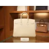 バーキン 25 クレマンス 10/Craie クレ シルバー金具