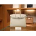 バーキン 25 トゴ 80/Pearl Grey パールグレー シルバー金具