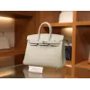 バーキン 25 トゴ 80/Pearl Grey パールグレー シルバー金具