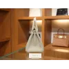 バーキン 25 トゴ 80/Pearl Grey パールグレー シルバー金具