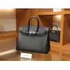 バーキン 25 スイフト Swift ブラック シルバー金具