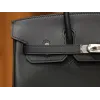 バーキン 25 スイフト Swift ブラック シルバー金具