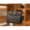 バーキン 35 トゴ 46/Ebene  エベーヌ シルバー金具