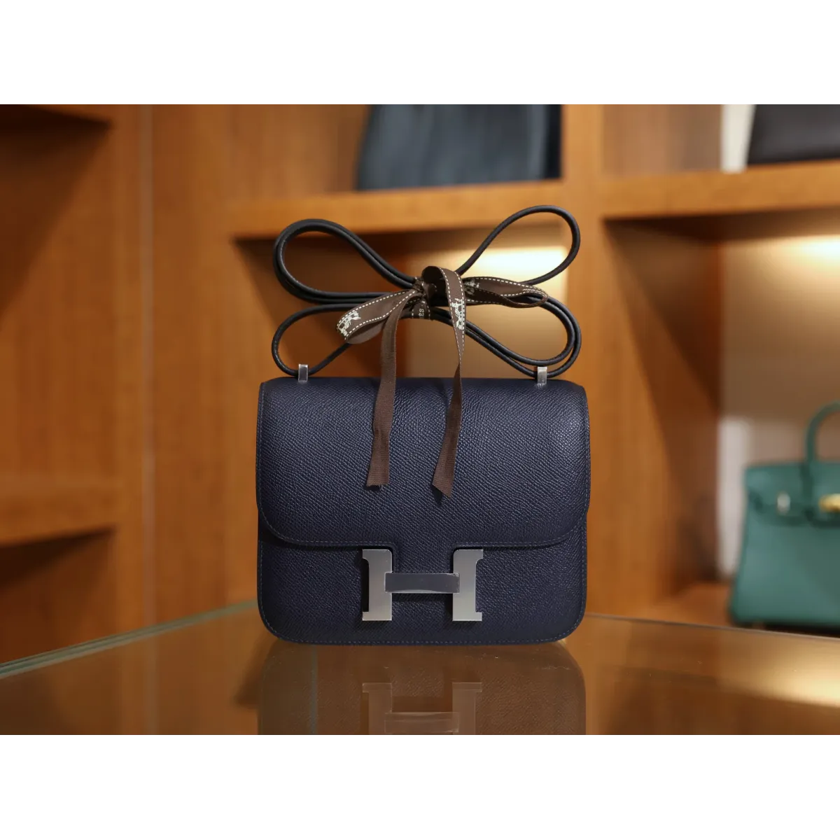 コンスタンス 18 エプソン  Blue nuit ブルーニュイ シルバー金具