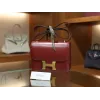 コンスタンス 18 ボックス Box 55/Rouge H  ルージュアッシュ ゴールド金具