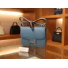 コンスタンス 24 エプソム 75/Blue Jean ブルージーンシルバー金具