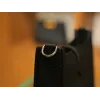 エヴリン ミニ クレマンス ブラック シルバー金具