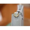 エヴリン ミニ クレマンス ブルーグラシエ ゴールド金具