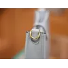 エヴリン ミニ クレマンス ブルーグラシエ ゴールド金具